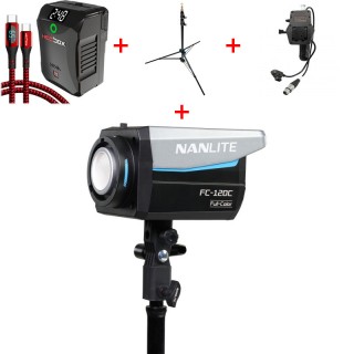 Nanlite FC-120C Color LED Spotlight location kit Nanlite FC-120C Color LED Spotlight location kit