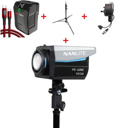 Nanlite FC-120C Color LED Spotlight location kit
