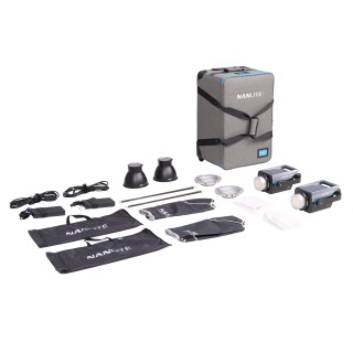 Nanlite FC-300B 2KIT-ST with softboxes