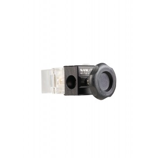 Nanlite T12 Tube Light Clip With 2-Way Baby Pin Receiver Nanlite T12 Tube Light Clip With 2-Way Baby Pin Receiver