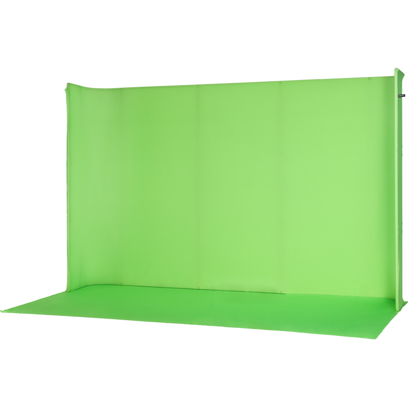 Nanlite LG-3522U 3.5m wide U shaped Chromakey Green Screen self standing kit