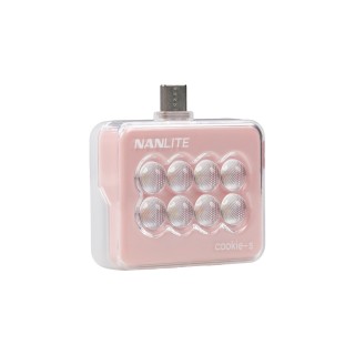 NANLITE cookie-s LED Mini Light (Coral Pink) NANLITE cookie-s LED Mini Light (Coral Pink)