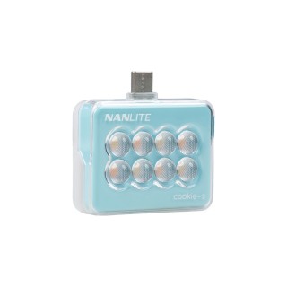NANLITE cookie-s LED Mini Light (Cyan Blue) NANLITE cookie-s LED Mini Light (Cyan Blue)
