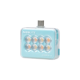 NANLITE cookie-s LED Mini Light (Cyan Blue) NANLITE cookie-s LED Mini Light (Cyan Blue)