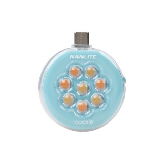 NANLITE cookie LED Mini Light (Cyan Blue) NANLITE cookie LED Mini Light (Cyan Blue)