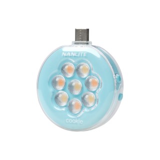 NANLITE cookie LED Mini Light (Cyan Blue) NANLITE cookie LED Mini Light (Cyan Blue)