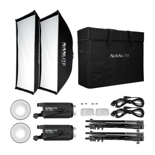 Nanlite FS-300 2KIT with light stand