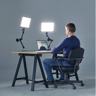 Nanlite LumiPad 25 LED Pad Light webcam duoble kit Nanlite LumiPad 25 LED Pad Light webcam duoble kit