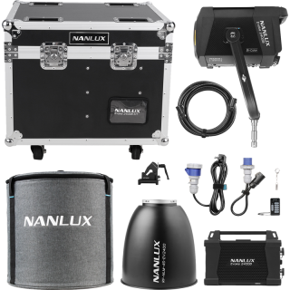 NANLUX Evoke 2400B Spot Light in Flight Case with 45° Reflector in soft bag NANLUX Evoke 2400B Spot Light in Flight Case with 45° Reflector in soft bag