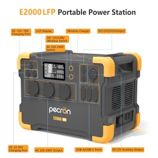 Pecron E2000LFP 230V Expandable Portable Power Station EU Version Pecron E2000LFP 230V Expandable Portable Power Station EU Version