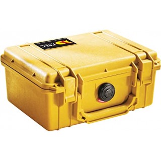 Peli 1200 Case With Foam, Yellow