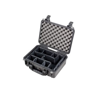 Peli 1450 Case With Dividers, Black Peli 1450 Case With Dividers, Black
