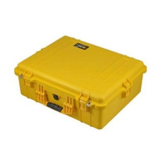 Peli 1600 Case With Foam, Yellow