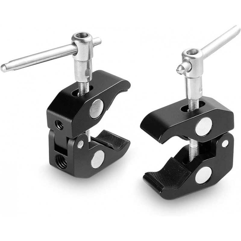 SmallRig  2058 Super Clamp with 1/4" & 3/8" Thread (2pcs Pack)