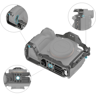 SmallRig 4538 HawkLock Quick Release Cage Kit for Sony A 7R V / A 7 IV / A 7S III SmallRig 4538 HawkLock Quick Release Cage Kit for Sony A 7R V / A 7 IV / A 7S III