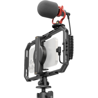 SmallRig 4704 All-in-One Video Kit For Smartphone Creators with Audio and Lighting System Full Quick Pro Edition SmallRig 4704 All-in-One Video Kit For Smartphone Creators with Audio and Lighting System Full Quick Pro Edition