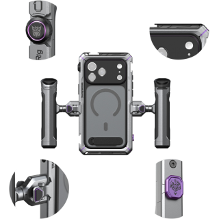 SmallRig 5585 Transformers Megatron Dual Handheld Video Cage Kit with Wireless Control for iPhone 17 Pro/Pro Max SmallRig 5585 Transformers Megatron Dual Handheld Video Cage Kit with Wireless Control for iPhone 17 Pro/Pro Max