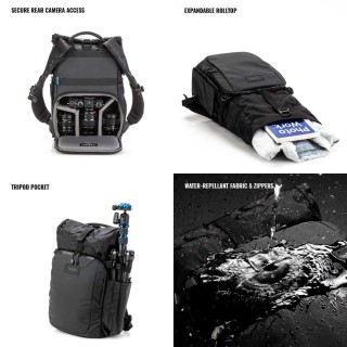 Tenba Fulton v2 10L All Weather Backpack – Black/Black Camo Tenba Fulton v2 10L All Weather Backpack – Black/Black Camo
