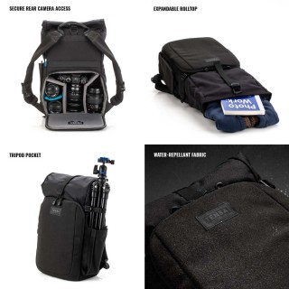 Tenba Fulton v2 14L Backpack – Black Tenba Fulton v2 14L Backpack – Black