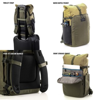 Tenba Fulton v2 14L Backpack – Tan/Olive
