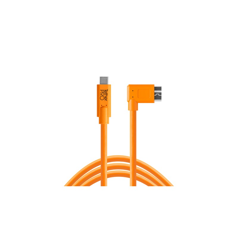 Tether Tools Pro USB-C to 3.0 Micro-B Right Angle cable 4.6m