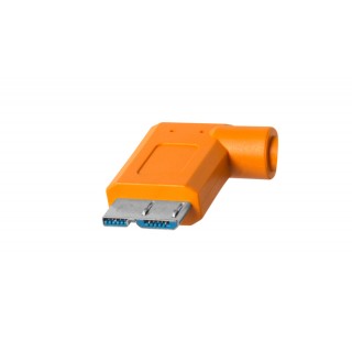 Tether Tools Pro USB-C to 3.0 Micro-B Right Angle cable 4.6m Tether Tools Pro USB-C to 3.0 Micro-B Right Angle cable 4.6m