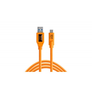 Tether Tools Pro USB 3.0 to USB-C cable 4.6m ORG
