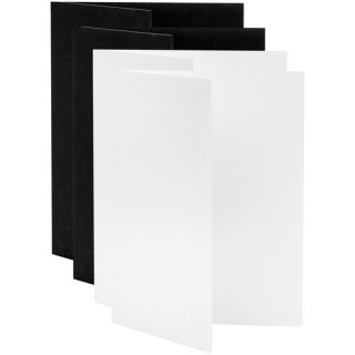 V-Flat Tabletop Small (45x30cm) 2x white 2x Black V-Flat Tabletop Small (45x30cm) 2x white 2x Black