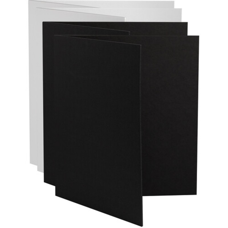 V-Flat Tabletop Medium (50x89cm) 2x white 2x Black