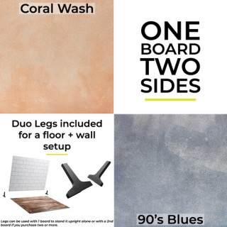 V-Flat Coral Wash/90's Blues V-Flat Coral Wash/90's Blues