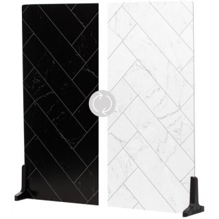 V-Flat Zigzag Marble White/Zigzag Marble Black V-Flat Zigzag Marble White/Zigzag Marble Black