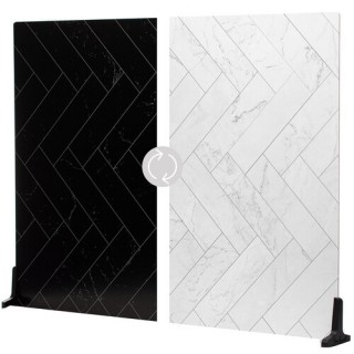 V-Flat Zigzag Marble White/Zigzag Marble Black - XL