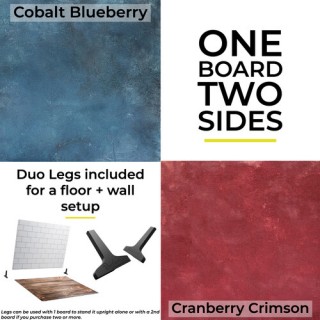 V-Flat Cobalt Blueberry/Cranberry Crimson - XL