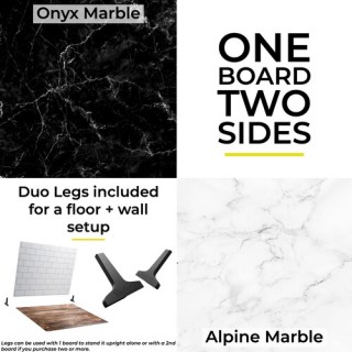 V-Flat Onyx Marble/Alpine Marble V-Flat Onyx Marble/Alpine Marble