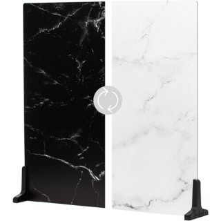 V-Flat Onyx Marble/Alpine Marble