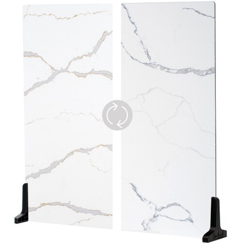 V-Flat Carrara Blue/Calacatta Gold