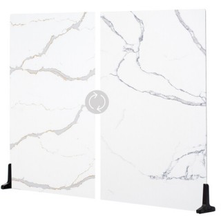 V-Flat Carrara Blue/Calacatta Gold - XL V-Flat Carrara Blue/Calacatta Gold - XL