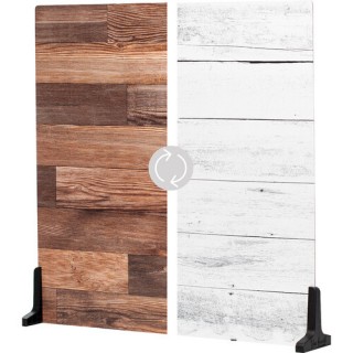 V-Flat Whitewash/Hickory Planks V-Flat Whitewash/Hickory Planks