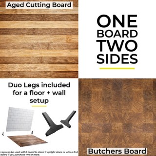 V-Flat Aged Cutting Board/Butchers Board - XL V-Flat Aged Cutting Board/Butchers Board - XL
