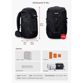 VSGO PS004 Pocket Ranger Elite 35L Outdoor Camera Backpack (Black) VSGO PS004 Pocket Ranger Elite 35L Outdoor Camera Backpack (Black)