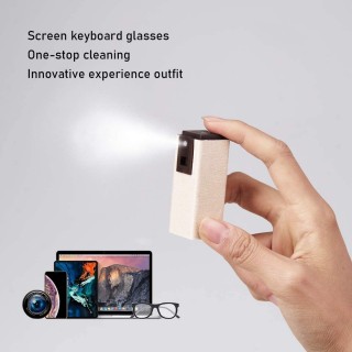 VSGO V-SC011E Digital Screen Mwah Wipes - Brown VSGO V-SC011E Digital Screen Mwah Wipes - Brown