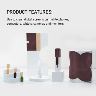 VSGO V-SC011E Digital Screen Mwah Wipes - Brown VSGO V-SC011E Digital Screen Mwah Wipes - Brown