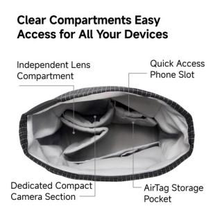 VSGO VB065 Black Snipe Urban 3LCamera Slingbag 3L VSGO VB065 Black Snipe Urban 3LCamera Slingbag 3L