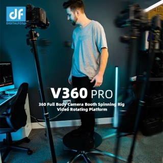 DigitalFoto 360 Full Body Camera Booth Spinning Rig Video Rotating Platform for Music Video