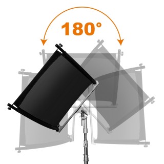 Walimex pro 3in1 Reflector Halfpipe, concave 150x60cm Walimex pro 3in1 Reflector Halfpipe, concave 150x60cm